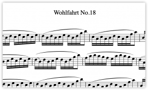 沃尔法特 练习曲 18 Wohlfahrt No.18