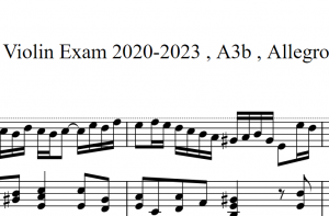 Allegro 英皇六级 ABRSM Grade_6_Violin_Exam_2020-2023__A3b