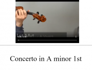 a小调协奏曲第一乐章 | 维瓦尔蒂 Vivaldi a minor