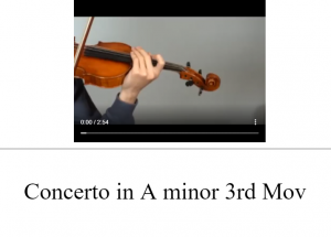 a小调协奏曲第三乐章 | 维瓦尔蒂 Vivaldi a minor