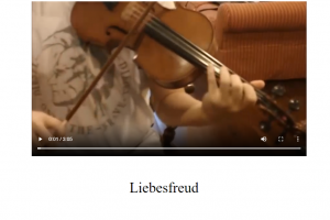 爱的喜悦 – Fritz Kreisler Liebesfreud – love joy