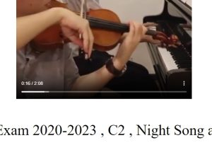 Night Song and Pantomime 英皇五级 ABRSM Grade_5_Violin_Exam_2020-2023__C2