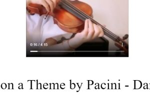 主题与变奏曲第一首（帕奇尼pacini的主题）| 丹克拉曲 Dancla AMEB 6