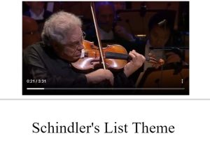 辛德勒的名单 主题 小提琴 Schindlers List