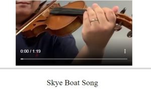 英皇一级：B3  Skye Boat Song