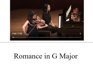 G大调第一号浪漫曲 Romance in G major