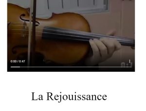 英皇三级：La réjouissance (4th movt from Music for the Royal Fireworks, HWV 351)