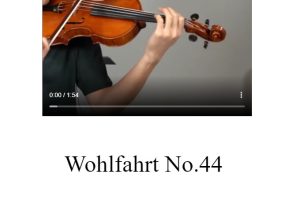 沃尔法特 练习曲 44 Wohlfahrt No.44