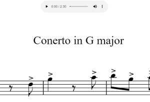 G大调协奏曲 Op. 7 No. 2 第一乐章 RV299  | 维瓦尔蒂 Vivaldi Concerto in G Major for Violin Op. 7 No. 2