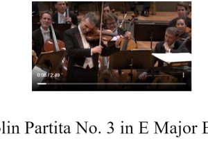 加沃特舞曲 – 巴赫 – E Major 1006 Gavotte Rondeau Bach