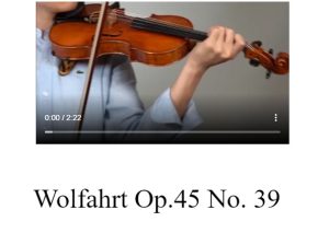 沃尔法特 练习曲 39 Wohlfahrt No.39