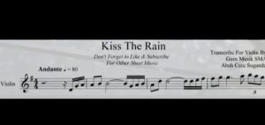 Kiss the rain