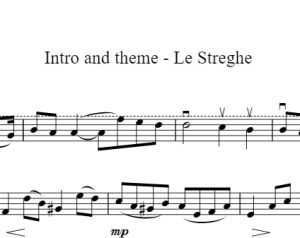 Intro and theme – Streghe