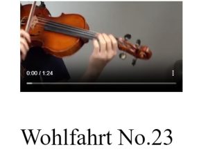 沃尔法特 练习曲 23 Wohlfahrt No.23