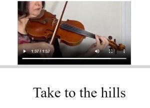 Take to the hills – Mary Cohen