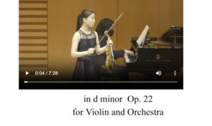 Wieniawski Violin Concerto No 2 1st mov 维尼亚夫斯基 D小调第二协奏曲