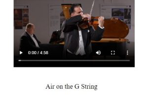 Air on the G string Bach