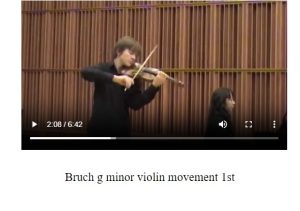 布鲁赫 G小调 协奏曲第一乐章 Bruch Violin Concerto in G Minor (mvt.1)
